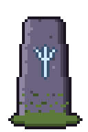 The First Stone, whole and mossy