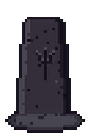 The Scorched Stone, burned black